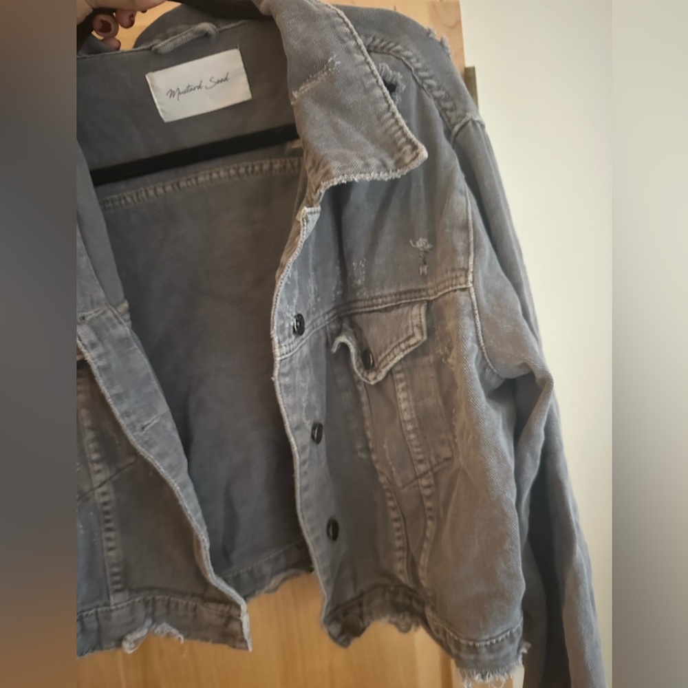 Gray Denim Jacket - image 3